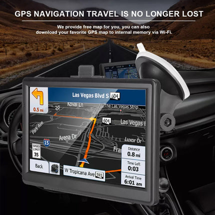 7Inch Portable Truck Car GPS Navigation Lifetime Free AU Map Updates 8G