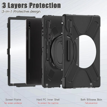 Rotating Shockproof Carry Tablet Case For Samsung Galaxy Tab S9 Ultra S9