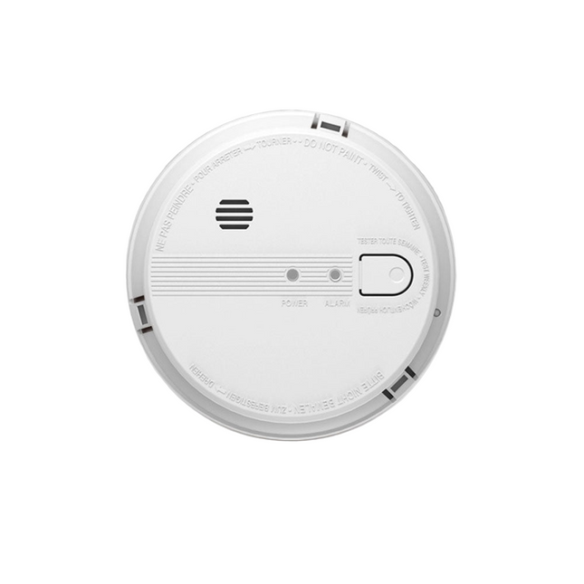 2Pcs Activfire Certified  240V Hard Wired Photoelectric Smoke Alarm With 9V Backup Battery
