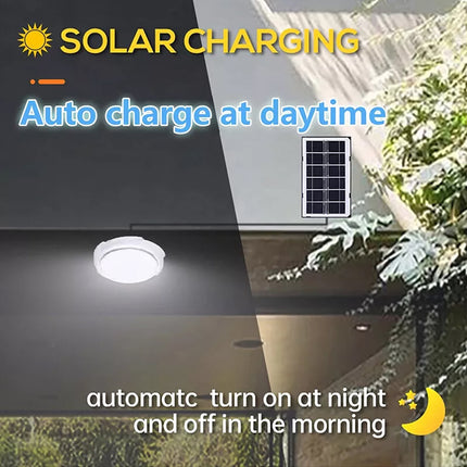 Smart Indoor Solar Ceiling Light Garden Pandent Lamp With Line Corridor Light