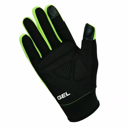 Cycling Gloves Windproof Gel Padded Touchscreen Full Finger Winter Gloves L