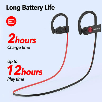 Bluetooth 5.3 Earphones Wireless Ear Hook Sweatproof Sports Earbuds