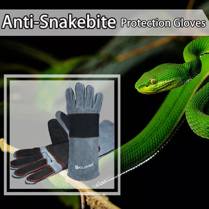Handling Anti Bite Gloves Training Snake Cat Dog Pet Leather Safety Protective