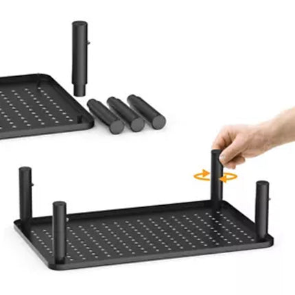 Height Adjustable Computer Monitor Stand Riser Laptop Printer TV Desktop Mount Without Drawer