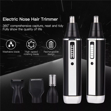 Nose Hair Trimmer For Men Rechargeable Ear and Nose Hair Trimmer Eyebrow Beard