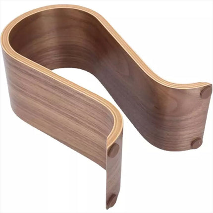 Headphone Stand Wood for Desk Walnut Headset Holder Wooden Display Earphone (A)