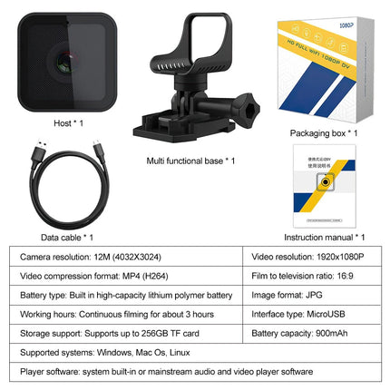 120° Action Camera WiFi Motor Bike Motor Cycle Helmet HD 1080P DVR Sport Camera