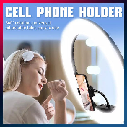 10 Inches Dimmable Diva LED Ring Light Selfie Tripod Stand Kit