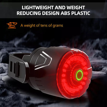 Smart Bicycle Rear Light Bike Tail Light Brake Sensor Taillight Brake Light USB