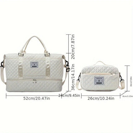 Foldable Travel Bag- Unisex Lightweight Large Capacity Folding Duffel Travel Bag