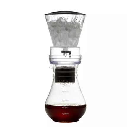 800ML Glass Coffee Pot Dutch Coffee Cold Brew Ice Drip Coffee Maker