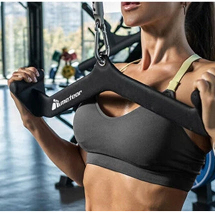 Cable Pulley Attachment Gym Accessories LAT Pull-Down Bar V-Grip Handle Mid