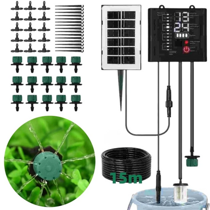 Solar Automatic Irrigation System IP67Waterproof For Landscape Yard Patio Garden
