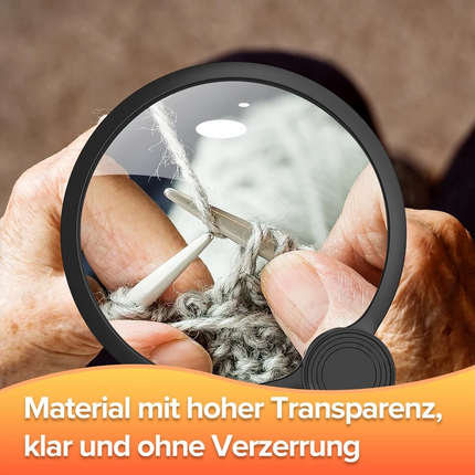 Wearable Magnifying Glass Hands Free Neck Wearable With LED lights For Elderly