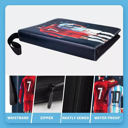Soccer Football Star Player Card Box Album Holder Cards Album Binder 400 Slots Collection