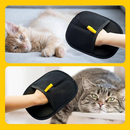 5Pcs Pet Grooming Gloves Static Dedusting Brush Pet Hair Remover Brush Removing