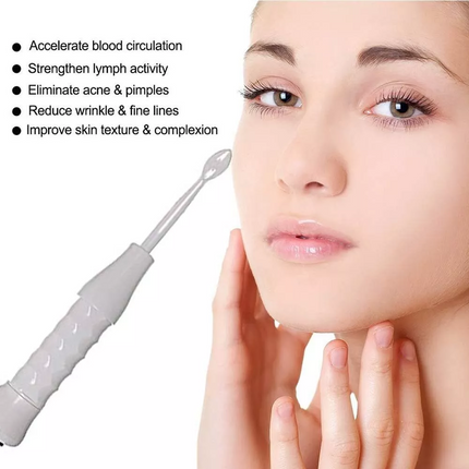 Portable High Frequency Skin Care Therapy Wand Machine Acne Treatment Handheld