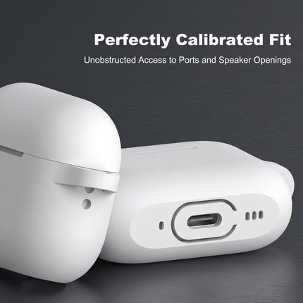 Airpods Pro 2nd Generation Case Protective Cover With Hook White