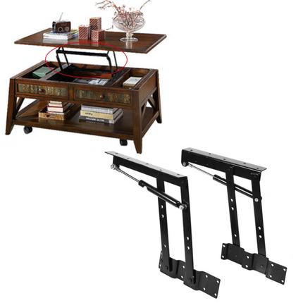 2x Folding Lift Up Coffee Table Mechanism Hardware Heavy Duty Lifting Hinges