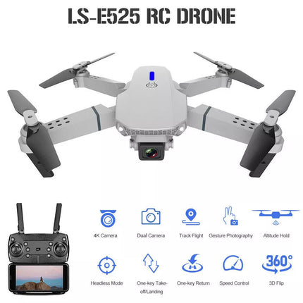 RC Drone with Dual Camera 4K HD WiFi FPV Drone Quadcopter with 3 Batteries
