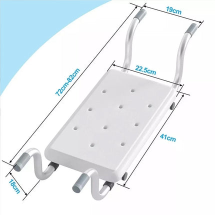 Bath Bench Bathtub Stool Support Tray Shower Chair Pad for Disabled Elderly