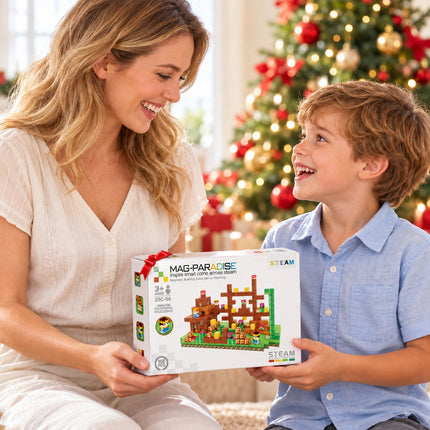 108 Pcs Building Blocks Castle Adventure 3D Cube Construction Toy Christmas Gift