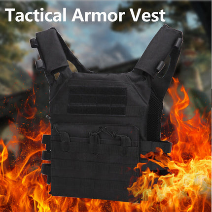 Military Tactical Vest JPC Airsoft Molle Combat Plate Carrier Paintball Hunting Cp Camo