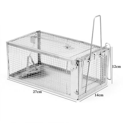 Humane Rat Trap Cage Live Animal Catch Pest Rodent Mice Mouse Bait Control Box