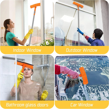 Shower Squeegee Bathroom Screen Glass Scraper Window Cleaning Wiper Home Cleaner