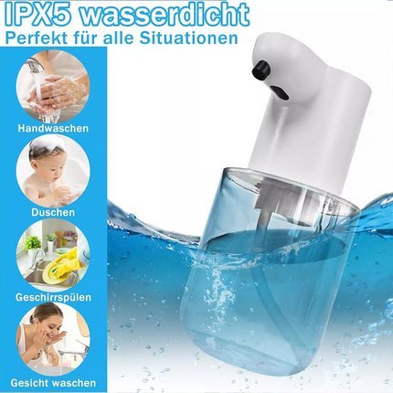 400ml Automatic Foaming Soap Dispenser, Touchless Dispenser USB Rechargeable