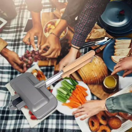 Sandwich Toastie Maker Toaster Machine Breakfast Non-Stick Camping Stove Toaster