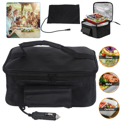 12V Portable Mini Microwave Heated Electric Lunch Box Food Warmer for Car