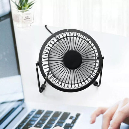 8Inch Portable USB Table Fan Mini USB Desk Fan Small Quiet Personal Cooler