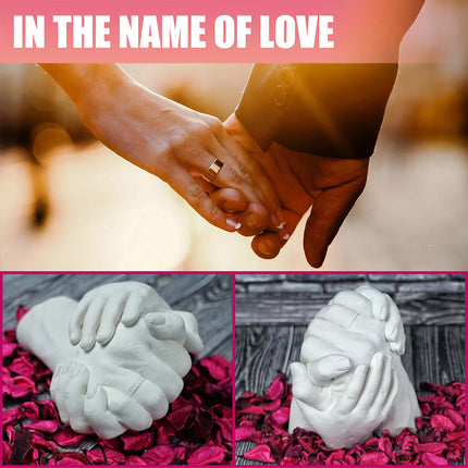 Hand Casting Kit for Couples Adults DIY Keepsake Plaster Statue Cast Kit Gift