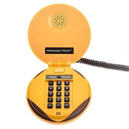 Analog Juno Hamburger Telephone Cheeseburger Burger Home Desktop Corded Phone