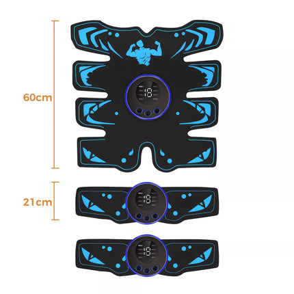 EMS Muscle Stimulator Rechargeable Abs Trainer Abdominal Toner Electronic Belts