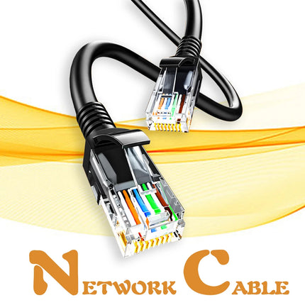 Ethernet Network Solid Copper Cable CAT6 LAN Internet Fast Router Data 10m