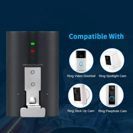 Updated Ring Rechargeable Battery Pack Quick-Release For Video Doorbell 2 3 4