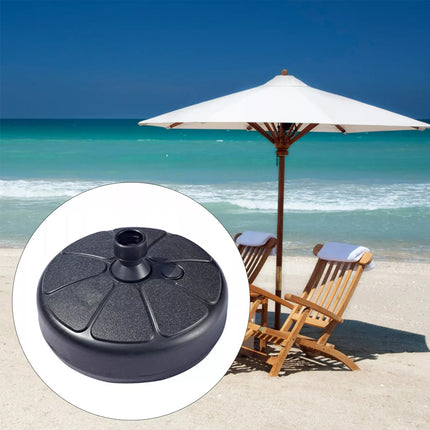 38cm Plastic Parasol Outdoor Round Umbrella Base Stand Beach Garden Yard