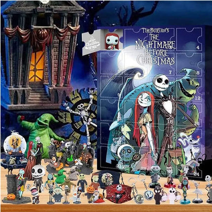 Halloween Horror Movie Figures Advent Calendar 24 Days Countdown Calendar Gift C#