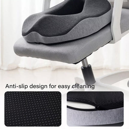 Memory Foam Seat Cushion Breathable Comfort Pad Sedentary Office Chair Support