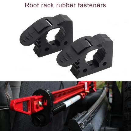 4PCS QuickFist Rubber Clamps – Shovel Axe Holder – 1 /2 Pair 25-40mm Diameter