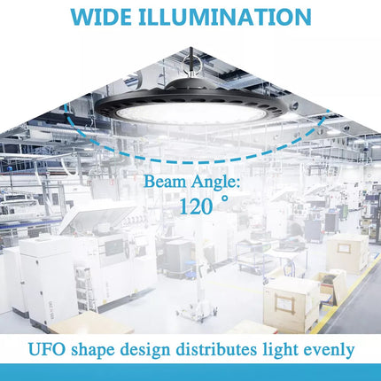 500W UFO LED High Bay Lights Warehouse Industrial Shed Factory Lamps