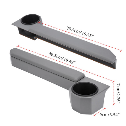 2X Car Door Armrest Cup Holder Storage Console For Toyota Land Cruiser 70 Series