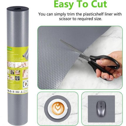 Drawer Mat Non-Slip Kitchen Cabinet Liner Cupboard Shelf Protector Pad 60x600cm