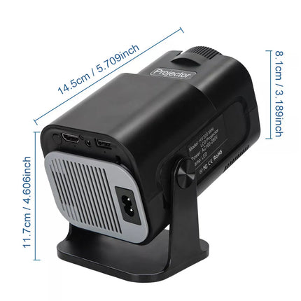 5G HD 4K Projector For Android Portable Mini HDMI USB Home Video Theater