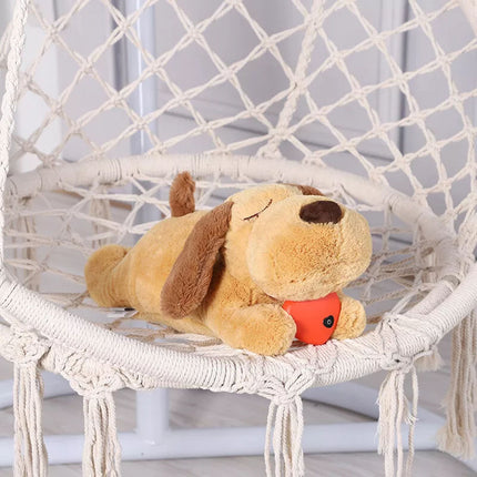 Pet Puppy Cat Soft Plush Toy Heartbeat Sleeping Buddy Dog Behavioral Anxiety Aid