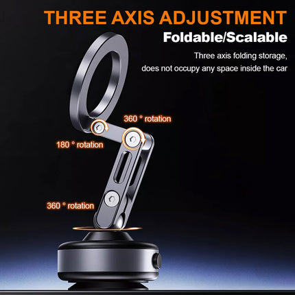 Electric Vacuum Suction Car Phone Mount 360° Rotation Phone Holder ES