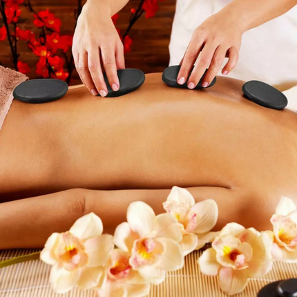 28Pcs SPA Heater Hot Massage Stone Basalt Stones Set Rock Massage Heating Box Kit