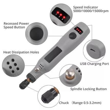 Electric Engraving Pen Cordless Micro Engraver Machines Carving Pen Rechargeable